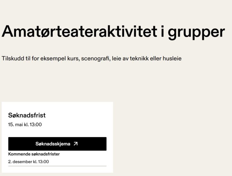 Amatørteateraktivitet i grupper