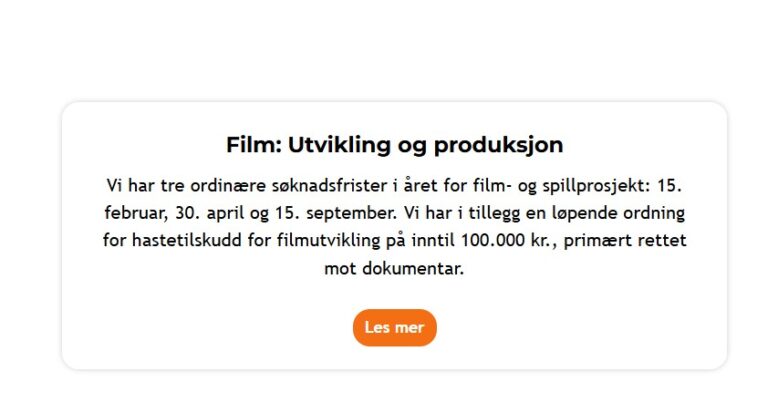 Film: Utvikling og produksjon