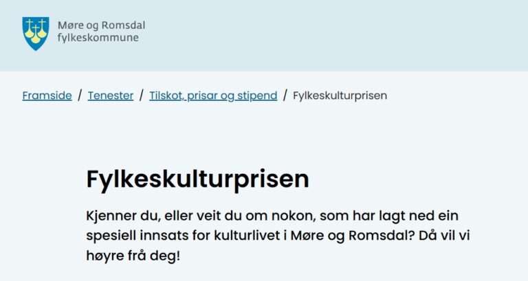 MRFylke: Fylkeskulturprisen