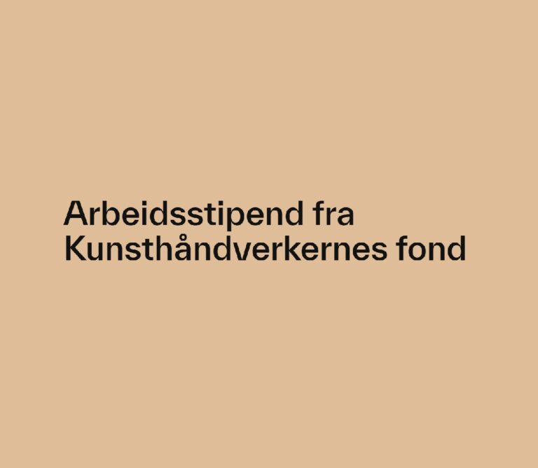 Arbeidsstipend fra Kunsthåndverkernes fond
