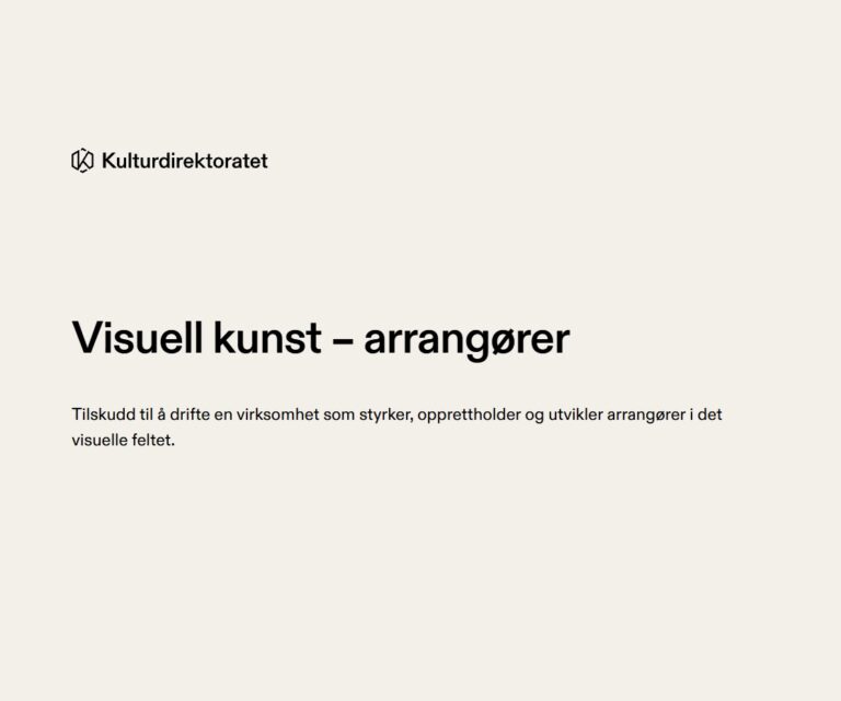 Visuell kunst – arrangører